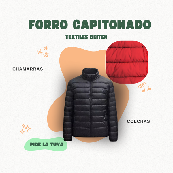 Forro Memory Capitonado en Rayas 2