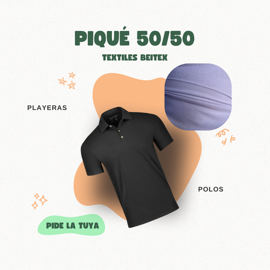 Tela Pique 50/50