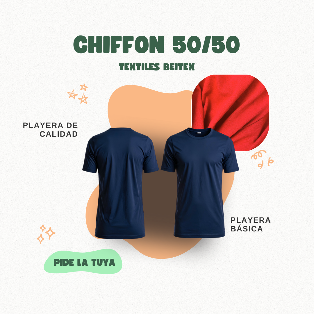 Tela Chiffon 50/50